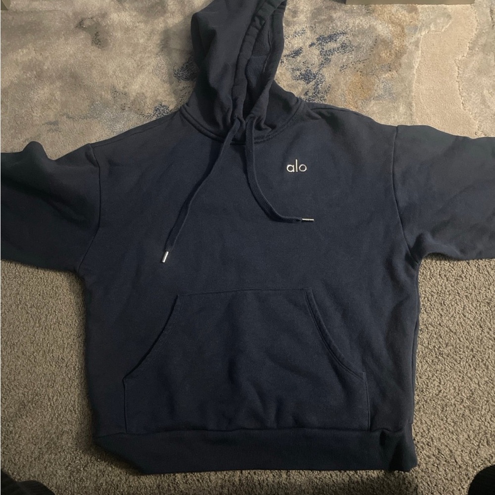 ALO Yoga Men's Black Hoodie
